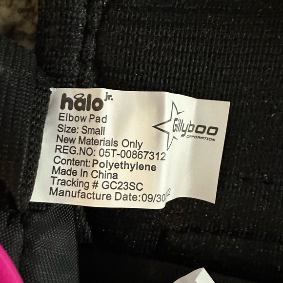 Kids Halo Jr. Protective Gear Set S/M Black Pink/Purple 4 total sets Lot Bundle - Picture 11 of 14